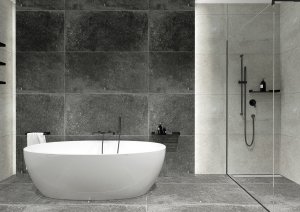 Bateria wannowa Deante Arnika ścienne czarny (BQA_N10M) 2