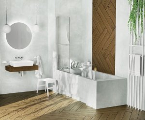 Bateria umywalkowa Deante Temisto podtynkowa chrom (BQT_054D) 2