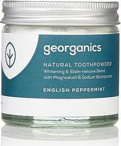 Georganics Georganics, Proszek do czyszczenia zębów, English Peppermint, 120 ml 1