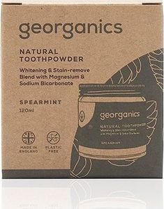 Georganics Georganics, Proszek do czyszczenia zębów, English Peppermint, 120 ml 2