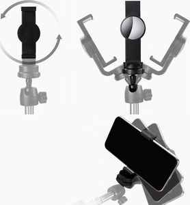 Selfie stick Selfie Stick - K05 - Black uniwersalny 2