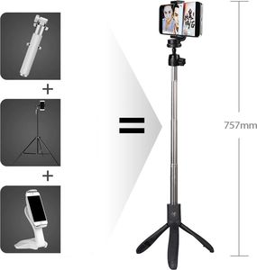 Selfie stick Selfie Stick - K05 - Black uniwersalny 4
