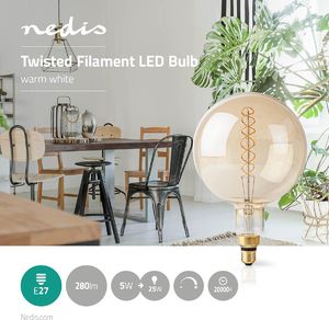 Nedis Nedis LED Retro Filament Lamp E27 5 W 280 lm 2000 K 3