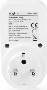 Nedis Nedis Wi-Fi Smart Plug | French Type E | 16A 4