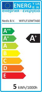 Nedis Nedis Wi-Fi Smart LED Filament Bulb | E27 | A60 | 5 W | 500 lm | Clear 5