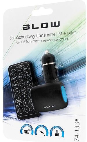 Transmiter FM Blow USB SD/MMC niebieski (74-133) 2