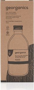Georganics Olej do płukania ust, Activated Charcoal, 300 ml 2