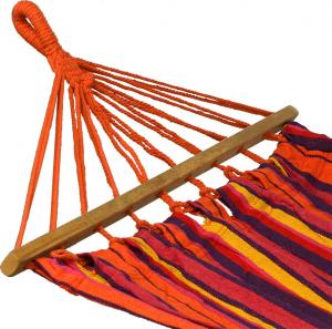 Royokamp  Hamak Standard 1 osobowy 200x100cm pomarańczowy 2