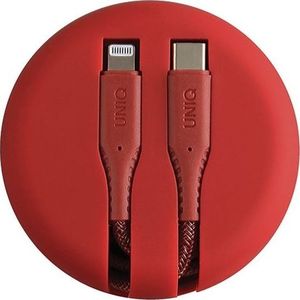 Kabel USB Uniq Lightning - USB-C 1.2 m Czerwony (UNIQ130RED) 5