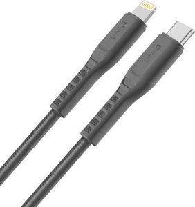 Kabel USB Uniq USB-C - Lightning 1.2 m Czarny (UNIQ127GRY) 2