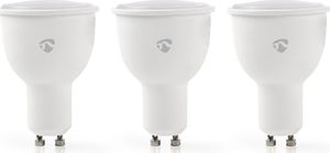 Nedis Nedis WiFi Smart LED Bulbs | Warm to Cool White | GU10 | 3 pack 1