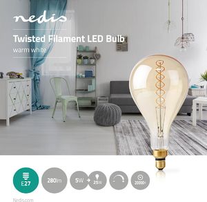 Nedis Nedis LED Retro Filament Lamp E27 5 W 280 lm 2000 K 4