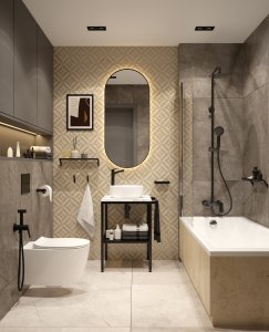 Bateria umywalkowa Deante Jasmin stojąca czarny (BGJ_N20K) 4