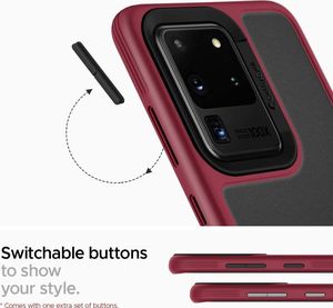 Spigen Spigen Ciel Sam G988 S20 Ultra Color Brick burgundowy/burgundy ACS00728 4