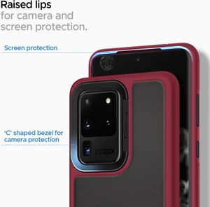 Spigen Spigen Ciel Sam G988 S20 Ultra Color Brick burgundowy/burgundy ACS00728 5