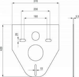 Deante Mata wygłuszająca do stelaża podtynkowego CST (XCTS0MUS0) 2