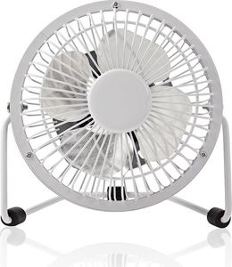 Wentylator USB Nedis Stołowy Metal Mini Fan (FNDK1WT10) 1