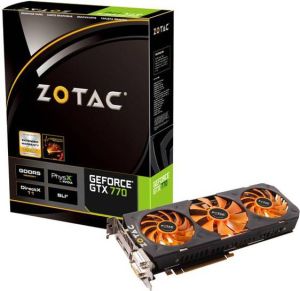Karta graficzna Zotac GeForce GTX 770, 2GB DDR5 (256 Bit), HDMI, DVI, DP, Premium Pack, BOX (ZT-70311-10P) 1