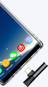 Adapter USB Baseus L41 USB-C - Jack 3.5mm + USB-C Czerwony  (6953156282285) 11