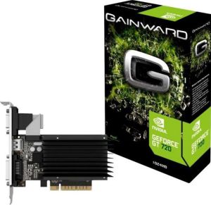 Karta graficzna Gainward GeForce GT 720 2GB DDR3 (64 bit) HDMI, DVI, VGA, BOX (426018336-3309) 1