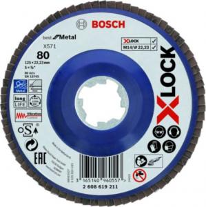 Bosch ściernica talerzowa 125/ 80 X571 Best for Metal Xlock (2608619211) 1
