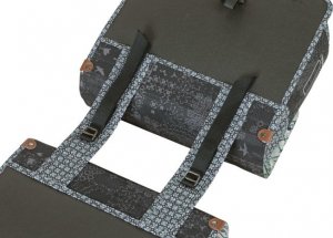 Basil Sakwa miejska podwójna BASIL BOHEME DOUBLE BAG 35L, mocowanie na paski, wodoodporny poliester, charcoal (NEW) 4