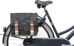 Basil Sakwa miejska podwójna BASIL BOHEME DOUBLE BAG 35L, mocowanie na paski, wodoodporny poliester, charcoal (NEW) 6