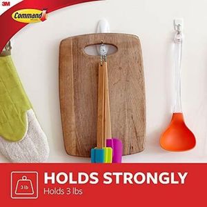 3M Wieszaki Z Metalowym Uchwytem 2szt Wielokrotnego Użytku Białe 17068 3M Command 4