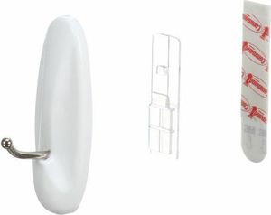 3M Wieszaki Z Metalowym Uchwytem 2szt Wielokrotnego Użytku Białe 17068 3M Command 5