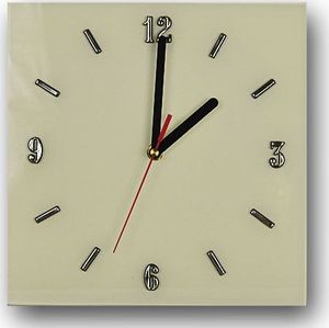 Profeos Szklany zegar ścienny Liptos 8R - 5 kolorów Coffee 1