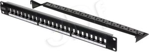 Eurolan Patchpanel 1U 24P (27B-00-24BL) 1