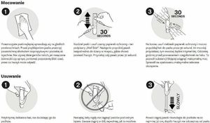 3M Haki Na Drzwi 2szt Zewnętrzne Plastikowe Transparentne 17091 Command 11