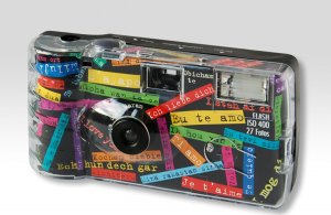 Aparat cyfrowy keine Marke Single use Camera Flash 400 27 I mog di black 1