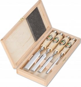 Kirschen Kirschen Firmer Chisel Set 1141 HK in Wooden Box 1141000 1