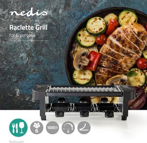 Grill elektryczny Nedis FCRA110EBK6 3