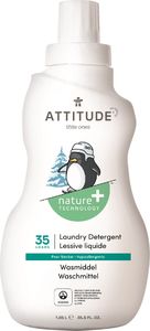Attitude Płyn do prania ubranek dziecięcych, Gruszkowy Nektar (Pear Nectar) 35 prań, 1050 ml 1