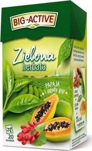Big Active Herbata zielona big-active z papają i jagodami goji 20/p 1