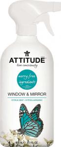 Attitude Attitude, płyn do mycia okien, szkła i lustra, 800 ml (ATT02803) 1