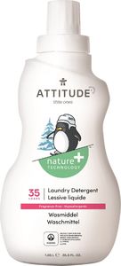 Attitude Płyn do prania ubranek dziecięcych, Bezzapachowy (fragrance free), 35 prań, 1050 ml 1