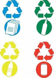 Kosz na śmieci Plast Team do segregacji uchylny 25L żółty (TEA000445) 3