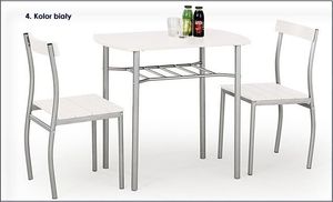 Profeos Stół z krzesłami Twiner - biały 5