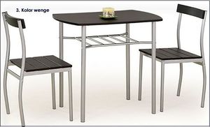 Profeos Stół z krzesłami Twiner - dąb sonoma 4