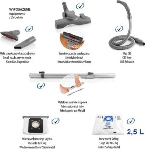 Odkurzacz Zelmer Dot ZVC125EK 9