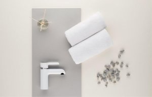 Bateria umywalkowa KFA Angelit stojąca biały (4722-815-40) 3