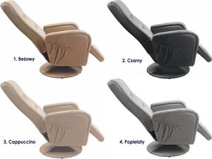 Profeos Fotel rozkładany Litos - czarny 3