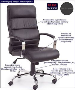 Krzesło biurowe Profeos Vegas Czarne 2