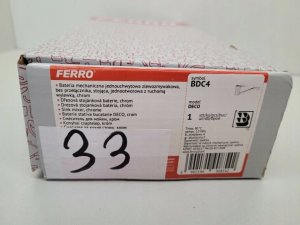 Bateria umywalkowa Ferro BAT. DECO ZLEWOZMYW. STOJ.ĄCA Z OBROT. WYLEWKĄ FERRO // BF.BDC4 2