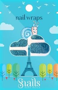 Snails Naklejki na paznokcie Nail Wrap Turquoise 1