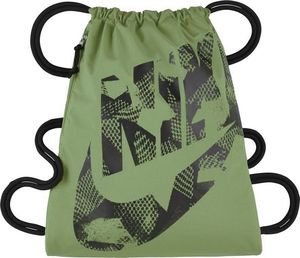 Nike Worek Nike Heritage Gymsack z szelkami ciemnozielony uniwersalny 1