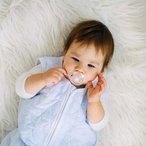 Pulp Pulp, Śpiworek ocieplany pikowany, Błękitny melanż, M/L 2